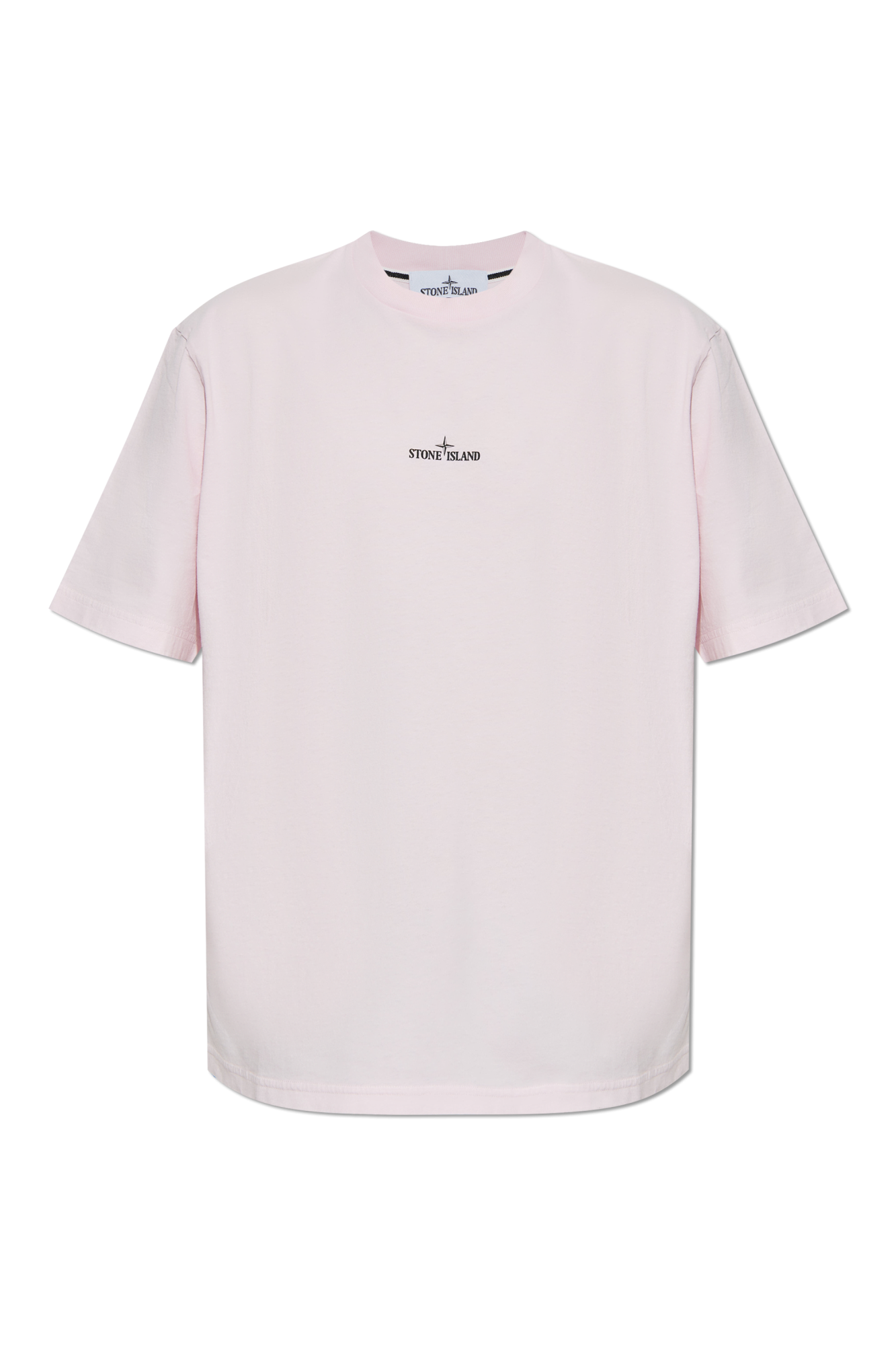 dydoshop stone t-shirt シズニルック Pink T-shirt with logo Stone Island - Vitkac AS